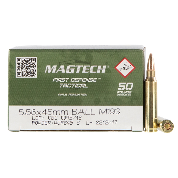 Magtech First Defense, Magtech 556a       5.56    55 Fmj M193      50/20