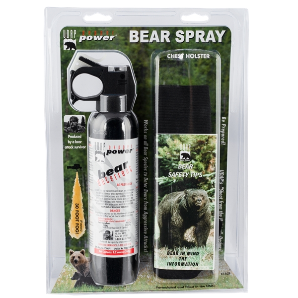 Udap Super Magnum Bear Spray, Udap 15cp   Magnum Bear 260g Chest Hls