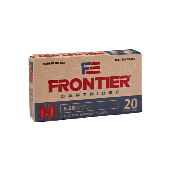 Frontier 5.56mm Nato 68gr Bthp - 20rd 25bx/cs Match