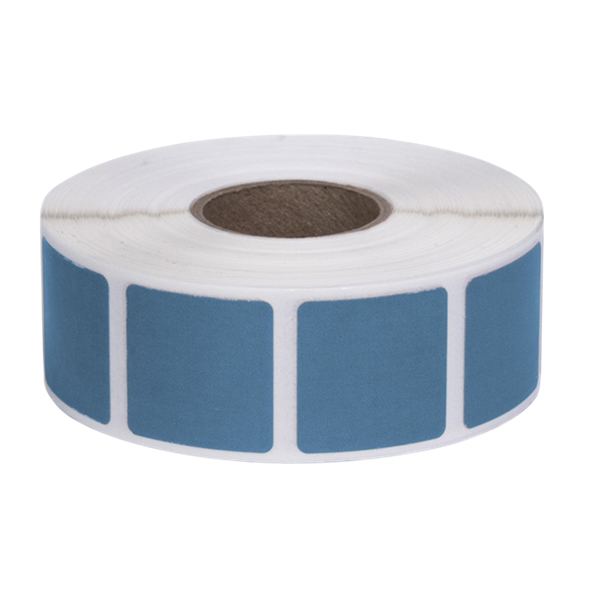 Action Target Inc Square Target Pasters, Action Past/lbl  Pasterslgt Blu1000 7/8sq Per Roll