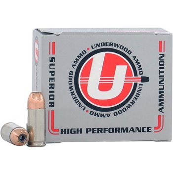Underwood 9mm Luger+p+ 124gr - 20rd 10bx/cs Jhp