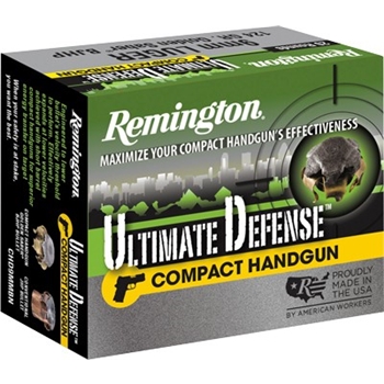 Remington Hd Comp Handgun Def - 380acp 20rd 25bx/cs 102gr !