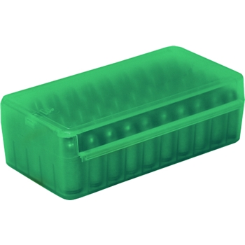 Mtm Ammo Box .45acp/.40sw/10mm - 50-rounds Side Slide Cl Green