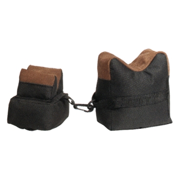 Toc Bench Bag 2-pc Set - Black Fabric/tan Leather