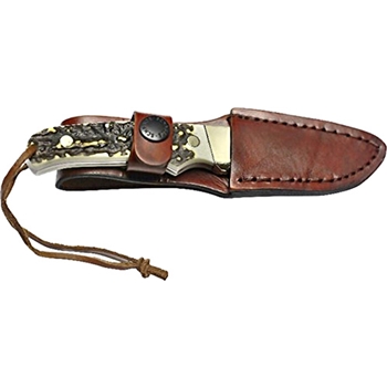 Uncle Henry Knife Staglon 2.8" - Blade W/leather Sheath