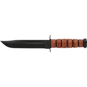 Ka-bar Fighting/utility Knife - 7" W/leather Sheath Us Army