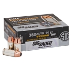 Sig Sauer Elite V-crown, Sig E380a1-50     380      90 Jhp Vcrwn 50/10