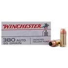 Winchester Usa 380 Acp 95gr - 50rd 10bx/cs Jhp