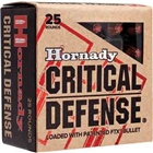 Hornady Critical Defense 38spl - 25rd 10bx/cs 110gr Ftx