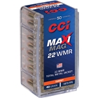 Cci Maxi-mag 22 Wmr 1875fps - 40gr Fmj Solid 50rd 40bx/cs