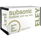 Eley Subsonic 22lr 38gr Hp - 50rd 100bx/cs