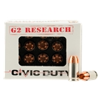 G2 Research Civic Duty, G2r        380 Acp   Civic Duty  20/25