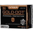 Spr Gold Dot 9mm+p 124gr Hp 20/200