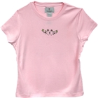 Browning Women's Ss T-shirt - Alpine Flowers Med Blush<
