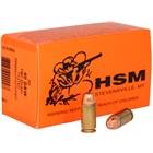 Hsm Rmfg 40s&w 180gr Plated - 50rd 20bx/cs Lead Round Nose
