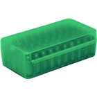 Mtm Ammo Box .45acp/.40sw/10mm - 50-rounds Side Slide Cl Green