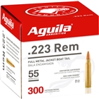 Aguila Ammo 223 Rem 55gr Fmj - 300rd 4bx/cs