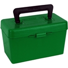 Mtm Deluxe Ammo Box 50-rounds - X-large Rifle Calibers Green