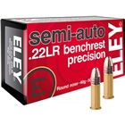 Eley Precision 22lr 40gr Semi - 50rd 100bx/cs Auto Benchrest