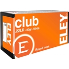 Eley Club 22lr 40gr Rn - 50rd 100bx/cs