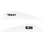 Bohning Heat Vane 2.5" - Solid White 36pk
