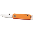 Bear & Son Slip Joint Folder - 1.5" Orange/ss Aluminum Handle