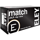 Eley Match 22lr 40gr Eps - 50rd 100bx/cs