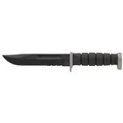 Ka-bar D2 Extreme Knife - 7" Serr W/plastic Sheath