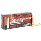Fort Scott Munitions Tumble Upon Impact (tui), Fsm 300-190-scvss    300bo  190gr Subsonic   20/25