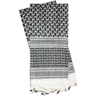 Red Rock Shemagh Head Wrap - White/black