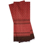 Red Rock Shemagh Head Wrap - Red/black