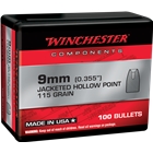 Winchester Ammo Centerfire Handgun, Win Wb9jhp115x Bul 9mm   115 Jhp Retail  100/10