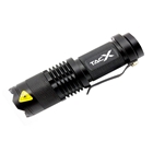 Alpha1 TacLight | 300 Lumen Mini CREE LED Flashlight | Super Bright Handheld Torch Light | Adjustable Zoom | 3 Modes | Drop Proof | Water Resistant | Camping, Hiking, Jogging (1 Pack)